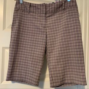 Adidas Golf plaid bermuda shorts